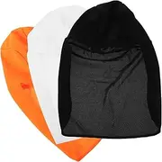 [NIYANGLE] 3pcs Cooling Wicking Cap for Outdoor Sports Lightweight Sun Shade Hat with Neck and Ear Warmth for Men for Cycling Fishing and Running Activities Fluorescent