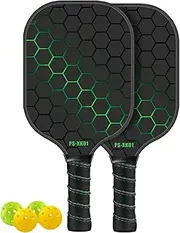 Pickle Ball Paddle Set, Pickle Ball Paddle and Ball, Ball Paddle, Pro Indoor Outdoor Games Racket Set, Pickle Ball Starter Set, Ball Paddle