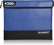 Fireproof Bag for Cash, Documents, and Valuables - A4 (11X13.3")