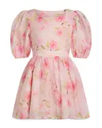 Bardot Girls' Margo Floral Fit & Flare Mini Dress - Little Kid, Big Kid