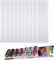 10 Pack Display Case for Packaged Model Cars Holds up to 100 Cars, Compatible with Hot-Wheels Packaged Cars, Toy Car Storage Organizer Wall Mounted 1/64 Scale Model Car Display Shelf (10)