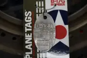 Boeing B-17 Flying Fortress Genuine Skin Planetags / Plane Tag #1353