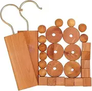 100% Natural Cedar Wood Moth Repellent Aromatic Moth Balls Cedar Blocks Clothes Protection