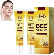 Collagen Bee Venom Eye cream, Bee Venom Hydrating Eye Cream, Under Eye Cream, Instant Firming Eye Cream for Dark Circles, Firming That Delicate Skin Under Your Eyes, Anti-Aging Eye Treatment (2pcs)