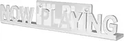 Wall Mount CD Record Display Stand Now Playing Acrylic Vinyl Record Shelf for Home Decoration White Durable