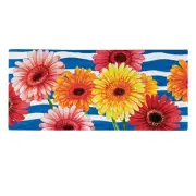 Spring Gerbera Bouquet Textured Sassafras Switch Mat 22 x 10