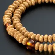 Japanese Juzu-style Bracelet Tenjiku Bodhi Tree Mikan-style Beads Kyoto Made