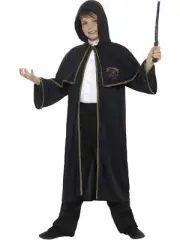 Wizard Cloak Magic World Book Day Halloween Fancy Dress Costume Accessory