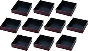 Set of 10, 7 inch Yamatojige, Parent Only, Black Bottom Black Painted S, S, S