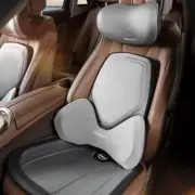 Car Headrest Pillow Auto Neck Cushion Car Back Lumbar Waist Pillow Guard Support