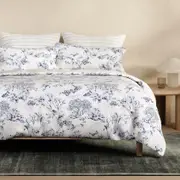 Sheridan Bristo Quilt Cover Set in Marine Size: Super King Cotton