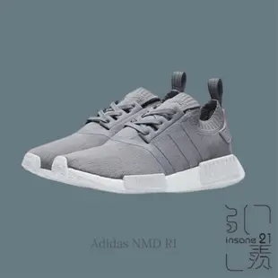 ADIDAS NMD R1 GREY THREE 編織灰 女 BY8762【Insane-21】