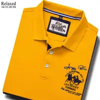 在飛比找ETMall東森購物網優惠-男士黃色POLO衫保羅秋季長袖T恤