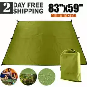 83"x59"Hammock Rain Fly Camping Tarp Waterproof Lightweight Rain Tarp Shelter