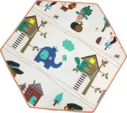Toddmomy Floor Play Mat Thick Padded Play Mat for Safe Crawling and Playtime Durable Material Easy Setup for Indoor Use with Boy Girl