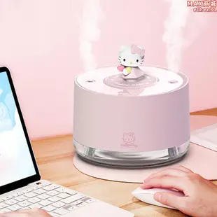 Hello Kitty音樂盒森林加濕器香薰USB充電加濕機桌面家用辦公室內