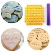 Fondant Cake Alphabet Letter Number Cookie Biscuit Stamp Embosser Mold Cutter