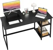 100 Cm Computer Desk with Monitor Stand, Office Desk