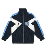 [Dolce & Gabbana Kids] Dolce & Gabbana Kids DG appliqué jacket Y 14 blue