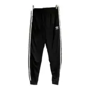 Adidas Youth XL Black Three Stripe Track Pants New Pull On