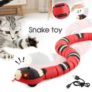Pet Cat Toys Smart Sensing Snake Toys Cats USB Charging Electron Interactive Toy