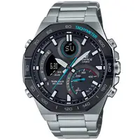 在飛比找蝦皮商城優惠-【CASIO】卡西歐 EDIFICE 藍牙連線 八角雙顯太陽