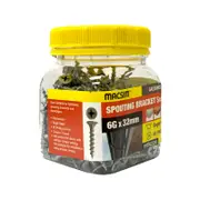 Macsim 6G x 32mm Galvanised Spouting Bracket Screws - 200 Jar