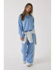 [Decjuba Kids] Cropped Sweater in Dusty Blue