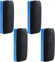 4 Pcs Magnetic Chalkboard Eraser, Whiteboard Eraser Blackboard Dry Eraser, Dry E