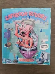 1996 Topps Bathroom Buddies Stickers Unopened Factory Sealed Box