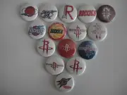 Houston Rockets flat back buttons or pin badges cabochons embellishments magnet