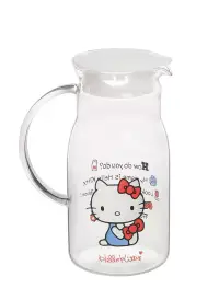在飛比找博客來優惠-Hello Kitty紅色蝴蝶結玻璃涼水壺
