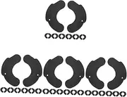 BESPORTBLE Sets Dumbbell Holder Shockproof Pad Fitness Tool Deadlift Jack Anti-slip Pad for Home or Gym Pairs