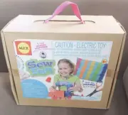 Alex Sew Fun Kids Beginner Sewing Machine & Accessories AC & Battery Operated