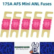 5 x 175A AFS Mini ANL Fuses 175 Amp fuses Car Truck Boat Stereo Audio AFS Fuses