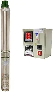 CRI Submersible Pump 1 HP, 10 Stage Pump, 65 Meter Head, with Digital Control Starter/Panel by SwitchWell