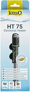 Tetra HT 75 Heater for 60-100 L Aquariums - Powerful Aquarium Heater for Covering Different Power Levels with Temperature Adjustment Knob