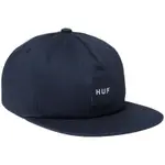 【HUF】E12429 SET BOX SNAPBACK 棒球帽 / 六分割帽 (深藍色) 化學原宿