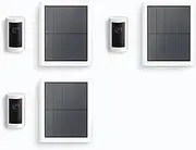 New Ring Outdoor Camera Plus, White (Solar) | DIY Wireless Outdoor Security Camera with 2K Video, Wide Field of View, Low-Light Sight | 30-day free trial of Ring Home Plan I 3 cameras