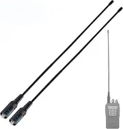 [Songway] Antenna 15inch Dual Band UV VHF/UHF 144/430MHz Antenna SMA-F Female, Compatible with Baofeng UV-5R UV-82 BF-888S Walkie Talkie Ham Radio,2 Pack