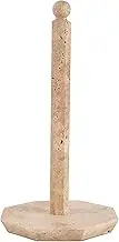 SPESHSTONES Paper Towel Holder 12.5" Inches Travertine Handmade Paper Towel Holder for Kitchen - Toilet Paper Holder Stand for Bathroom, Kitchen Paper Towels Holder for Countertop Accessories