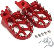 Footrest Footpegs For CR125 CR250 CRF250R CRF250X CRF250RX CRF450R CRF450RX CRF450L CRF250L For C&RF 250X 250RX 450R 450RX CNC FootRest Footpegs Foot Pegs Pedals Foot Pedals (Color : 1)