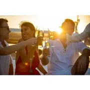 Save 17.00%! Sunset Cruise in Athens Riviera with Food & Drink Pairings