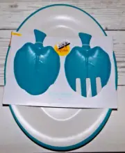 New Plant Leaf Salad Serving Platter and Utensil Set