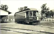 Meyers Lake Park Canton Ohio Postcard Trolley Interurban RPPC Reprint