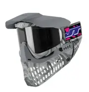JT Proflex LE Mask - Marble Frame - Light Gray Nose / Marble Skirt w/ Pink Strap