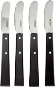 NEW URBAN CUTLERY MACLAREN COLLECTION BLACK PATE KNIFE GIFT SET