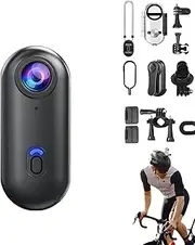 Stallion Frames Body Camera, 2025 New Stallionframes 4k Mini Handsfree Bodycam, Portable Wearable Magnetic Thumb Camera, Hd 1080p/4k, for Cycling, Travel, Diving, Pet (1080P Black)