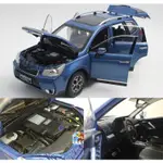 1/18 SUBARU FORESTER 2.0 XT 斯巴魯 森林人 休旅車 藍色 汽車模型 合金車 金屬 車模