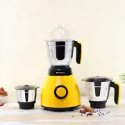 Wonderchef Vesper Yellow Mixer Grinder 600 Watts in Yellow ‎63153789 New